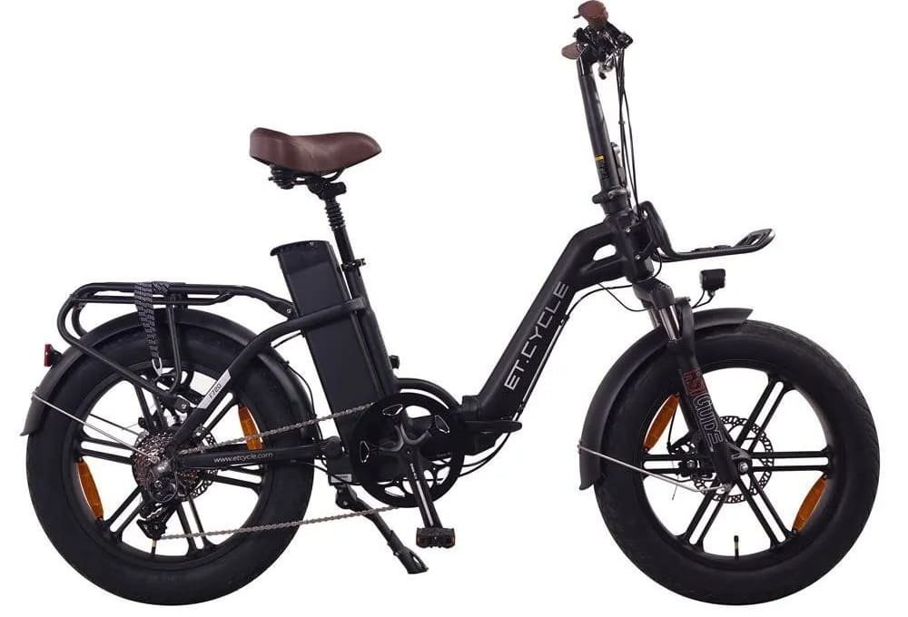 Vélo Electrique Fat Bike Pliant ET.Cycle F720 20" 48V 15Ah 720Wh Noir