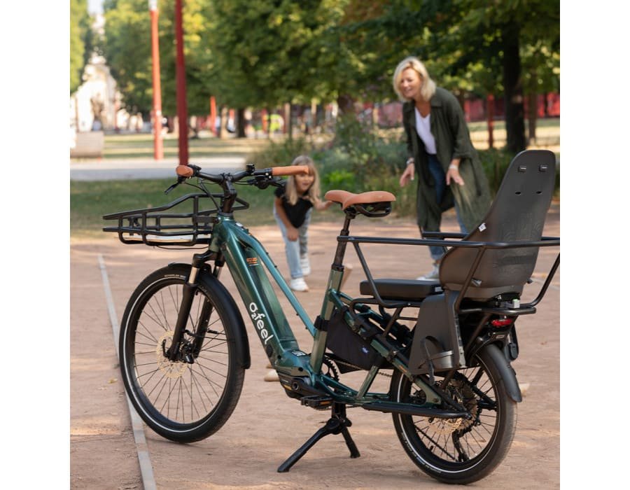 Vélo cargo électrique O2feel Equo Cargo Power 4.1 Sans Pack Family – Image 4