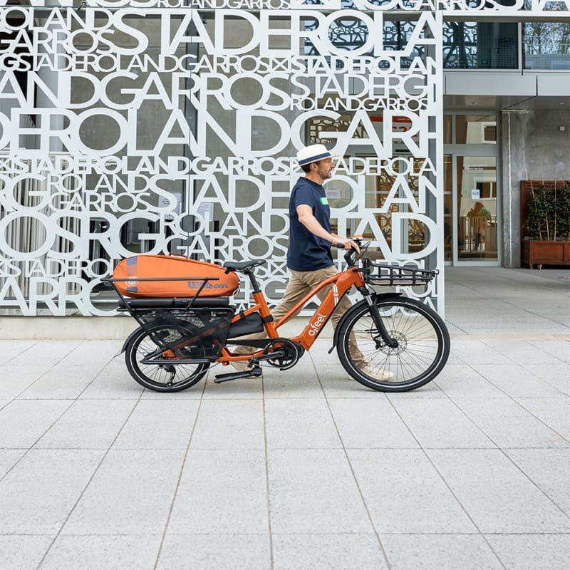 Vélo cargo électrique O2feel Equo Cargo - édition Roland-Garros – Image 4