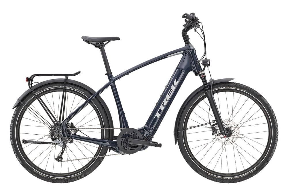 Vélo de Ville Electrique 2023 Trek Allant+ 7 500 WH Shimano Acera M3000 9V Bleu