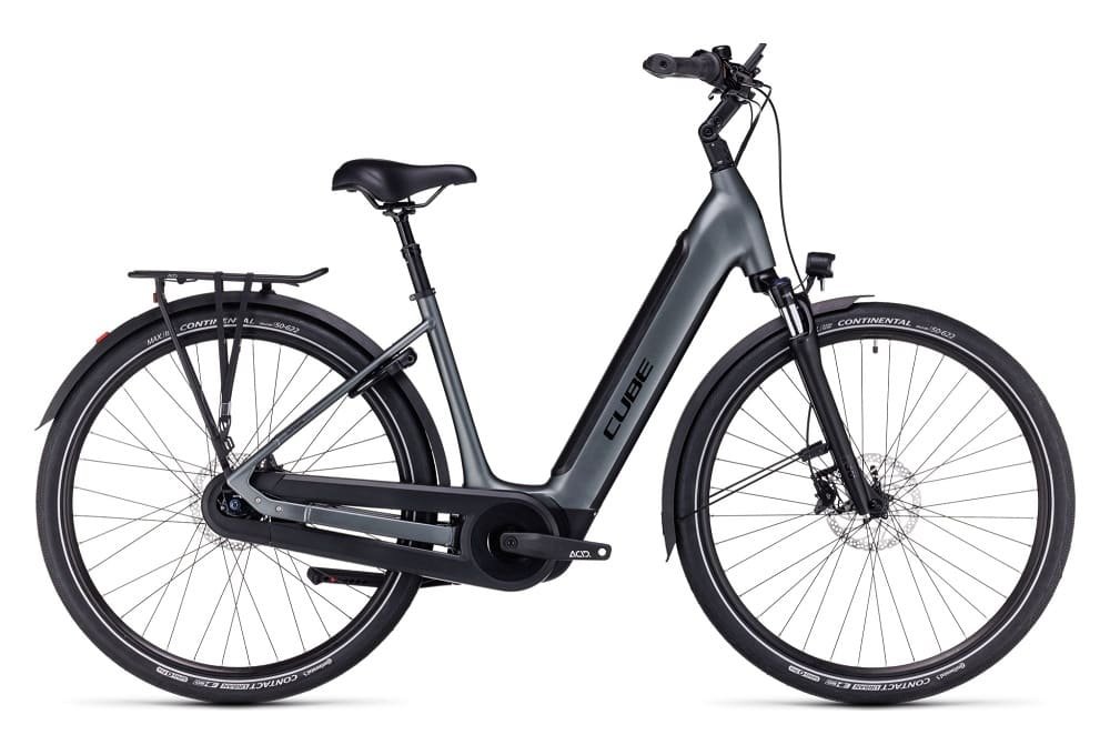 Vélo de Ville Électrique Cube Supreme Hybrid Pro 500 Easy Entry Shimano Nexus 8V 500 Wh 700 mm Gris Flash 2023