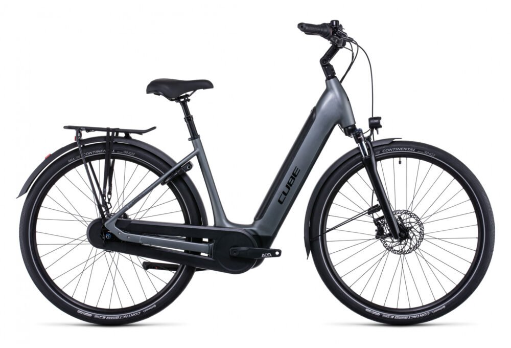 Vélo de Ville Électrique Cube Supreme RT Hybrid Pro 500 Easy Entry Shimano Nexus 8V 500 Wh 700 mm Gris Flash 2023