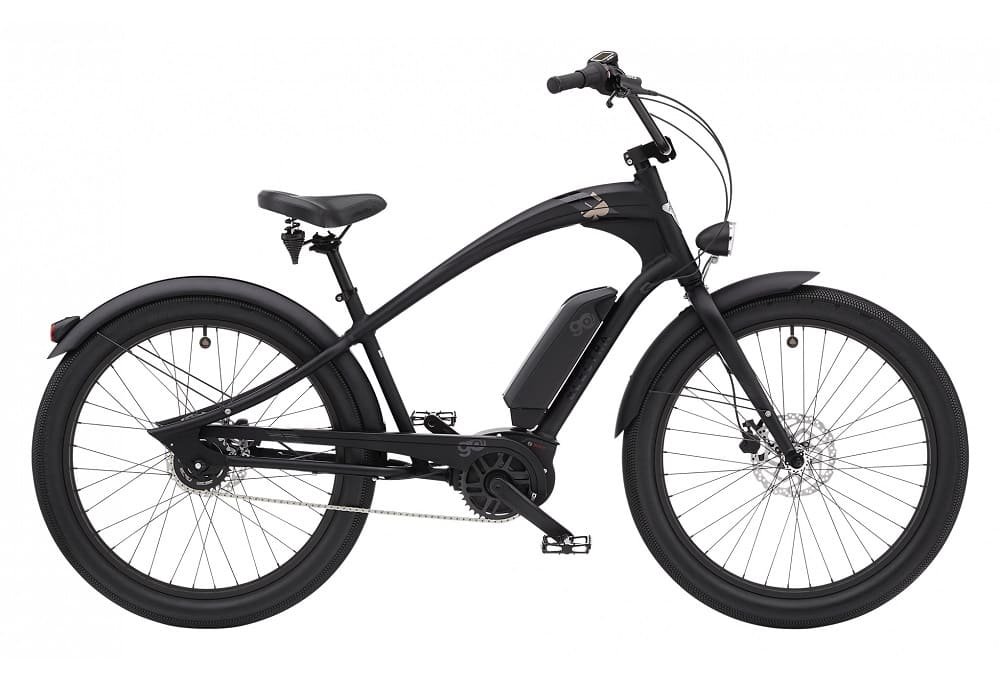 Vélo de Ville Electrique Electra Ace of Spades Go! 26" 500Wh Shimano Nexus 5V Noir Mat