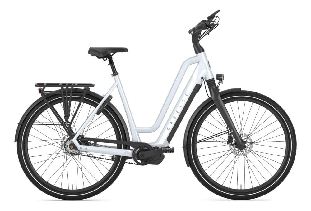 Vélo de Ville Électrique Gazelle Chamonix C5 HMS Shimano Nexus 5V 504 Wh 700 mm Bleu Frozen 2023