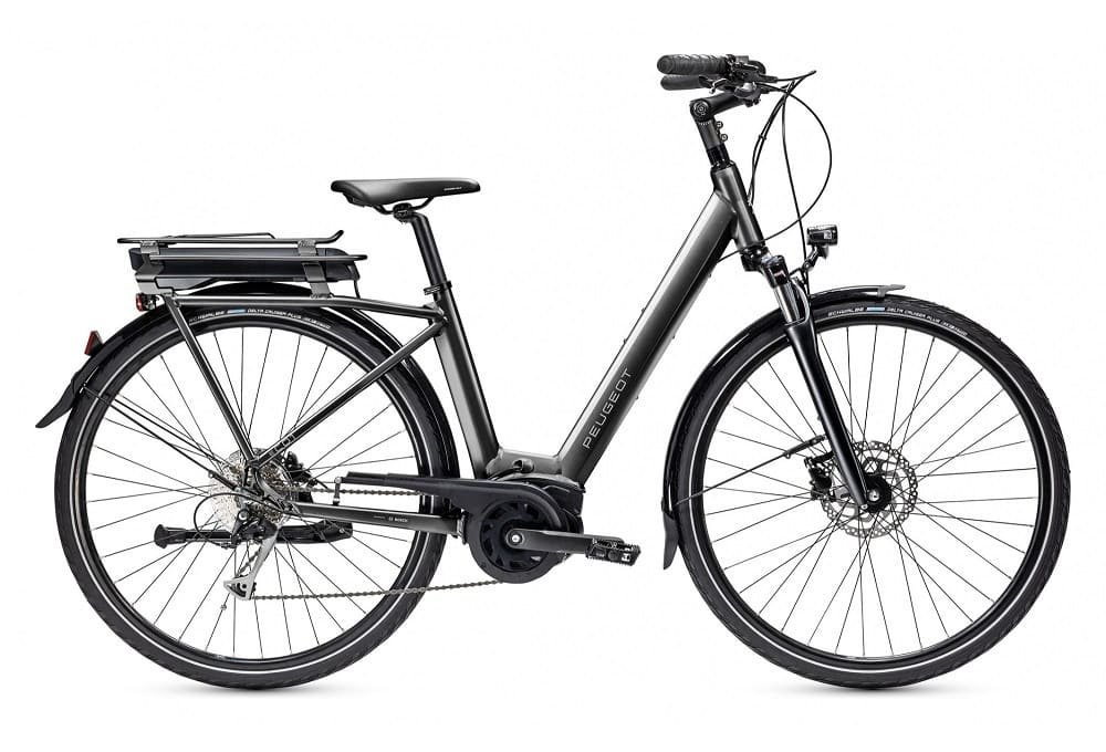 Vélo de Ville Électrique Peugeot eC01 D9 Shimano Alivio 9V 300Wh Gris 2022 – Image 2
