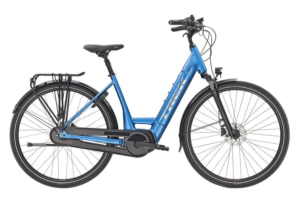 Vélo de Ville Électrique Trek District+ 6 Lowstep Shimano Nexus 7V 400 Wh 700mm Noir Mat 2022 – Image 2