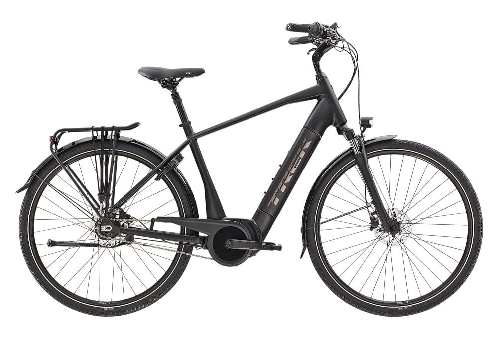 Vélo de Ville Électrique Trek District+ 6 Shimano Nexus 7V 400 Wh 700mm Noir Mat 2022