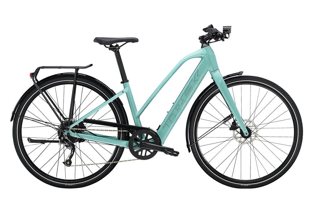Vélo de Ville Électrique Trek FX+ 2 Shimano Altus 9V 250 Wh 700 mm Noir 2023 – Image 2