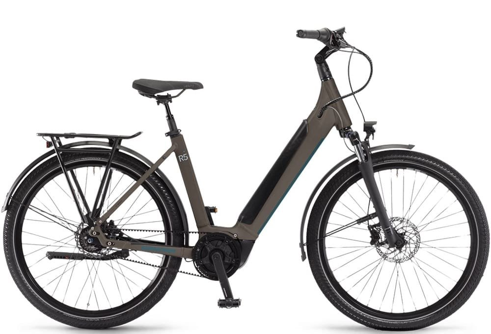 Vélo de Ville Électrique WINORA Sinus R5 Peat Matt VAE Bosch Performance Line Smart 625WH 2023