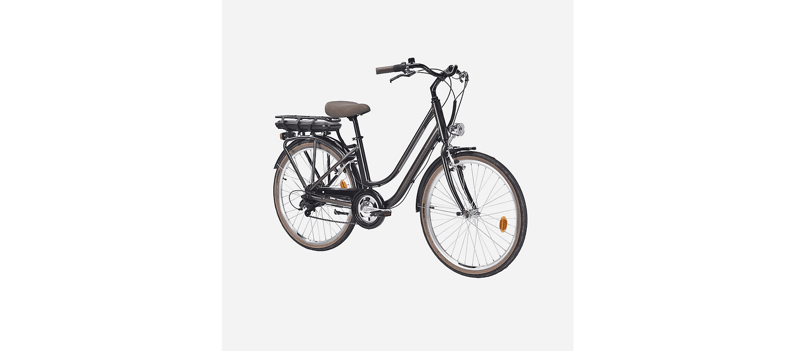 Vélo de ville électrique adulte NAKAMURA CLASSIC LTD MARRON – Image 2