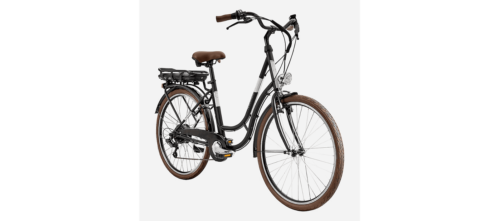 Vélo de ville électrique adulte NAKAMURA E-City 50 NOIR – Image 2