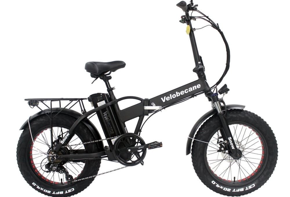 Velo electrique fatbike pliant Snow Noir