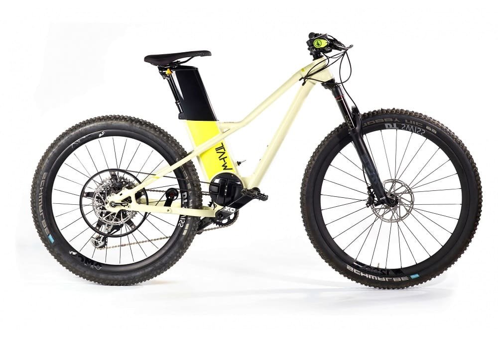Vélo électrique hybride VTT Whatt TTPlayer beige 2022