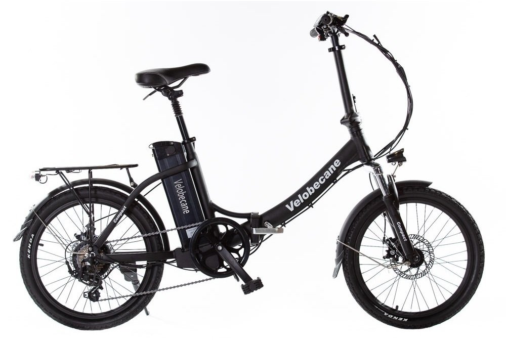 Vélo électrique pliant Velobecane Compact noir