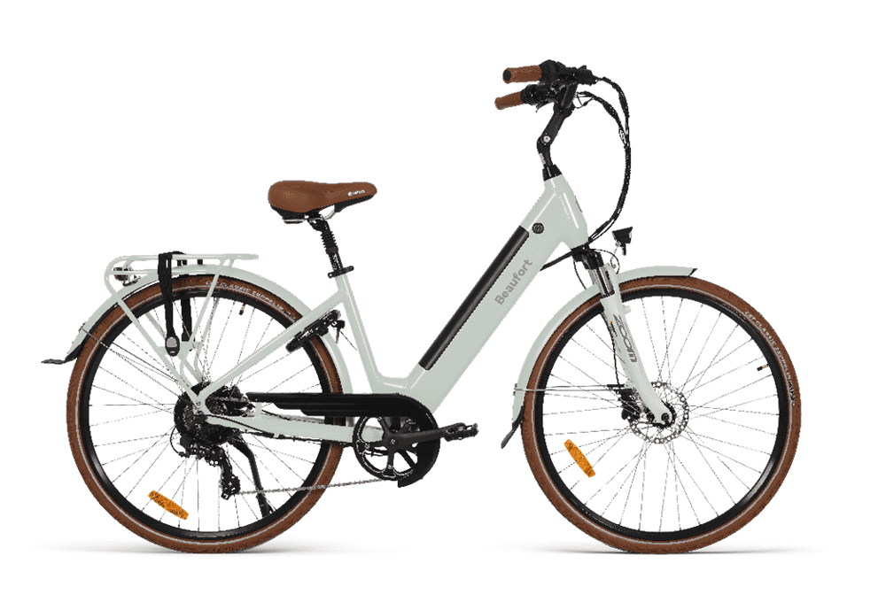 Vélo électrique ville Beaufort Britt Gris – Image 3