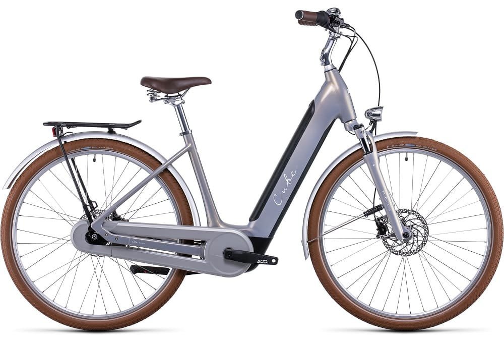 Vélo ville électrique Cube ella cruise hybrid 500 violet