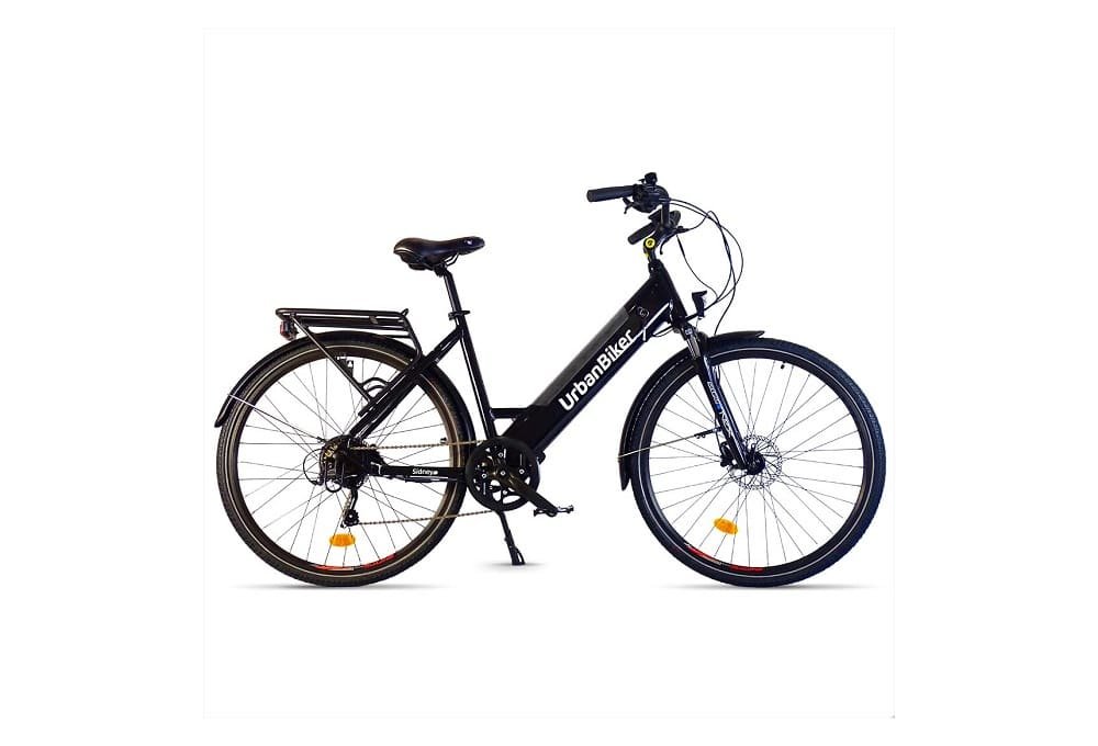 Vélo ville électrique URBANBIKER SIDNEY Blanc - Battery 504Wh Moteur 250W – Image 3