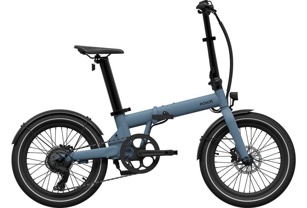 Vélo ville électrique pliant Eovolt afternoon Vert – Image 12