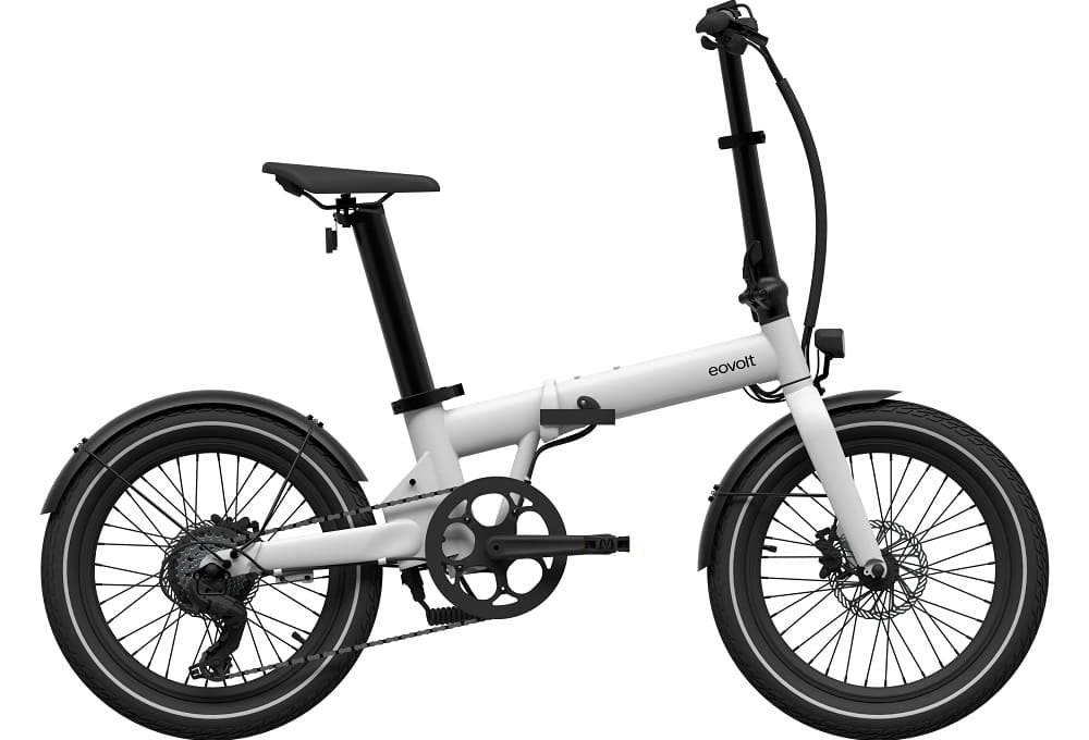 Vélo ville électrique pliant Eovolt afternoon Vert – Image 9