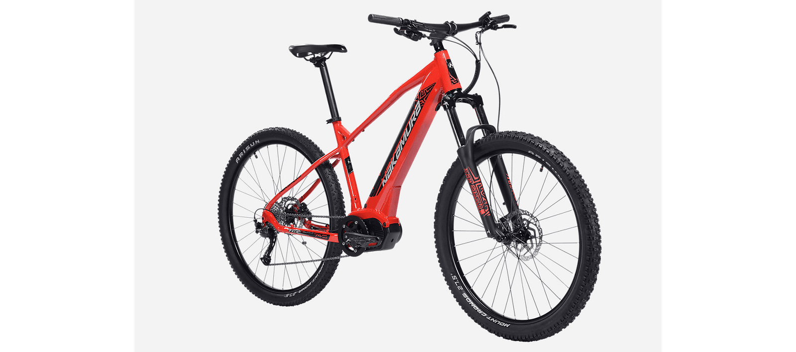 Vtt électrique adulte NAKAMURA E-Summit 740 ROUGE – Image 2