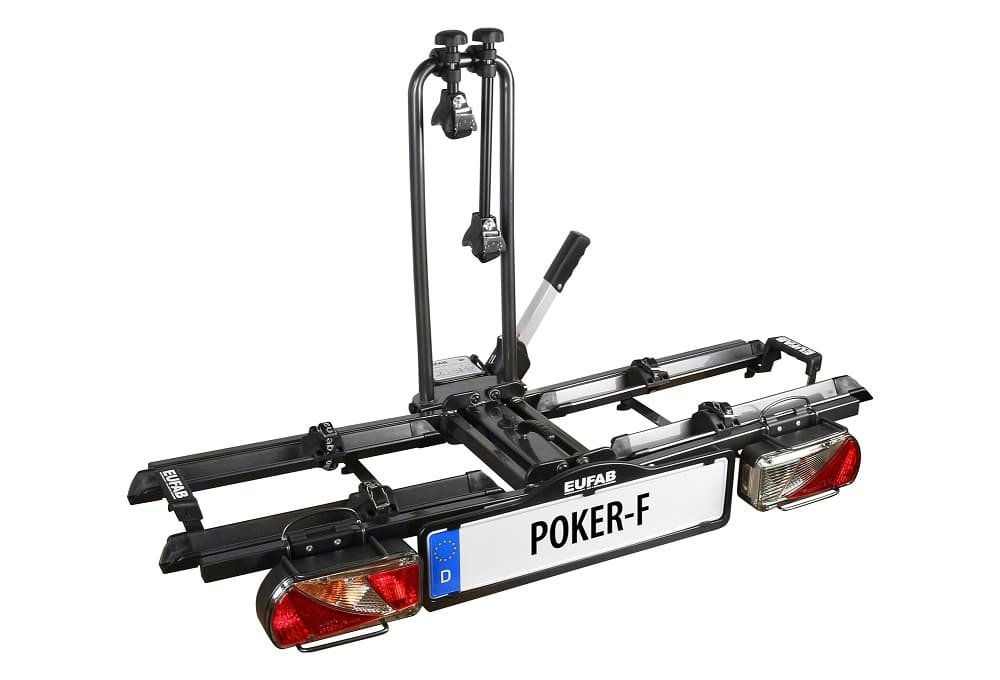 Porte-Vélos sur Boule d'Attelage Eufab Poker-f Prise 13 Broches 2V