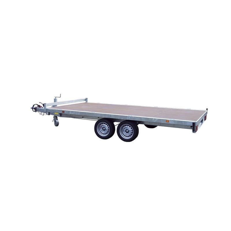 Remorque 2 essieux Lider - Réf. 32680 - Roues dessous - 4 m - 3500 Kg