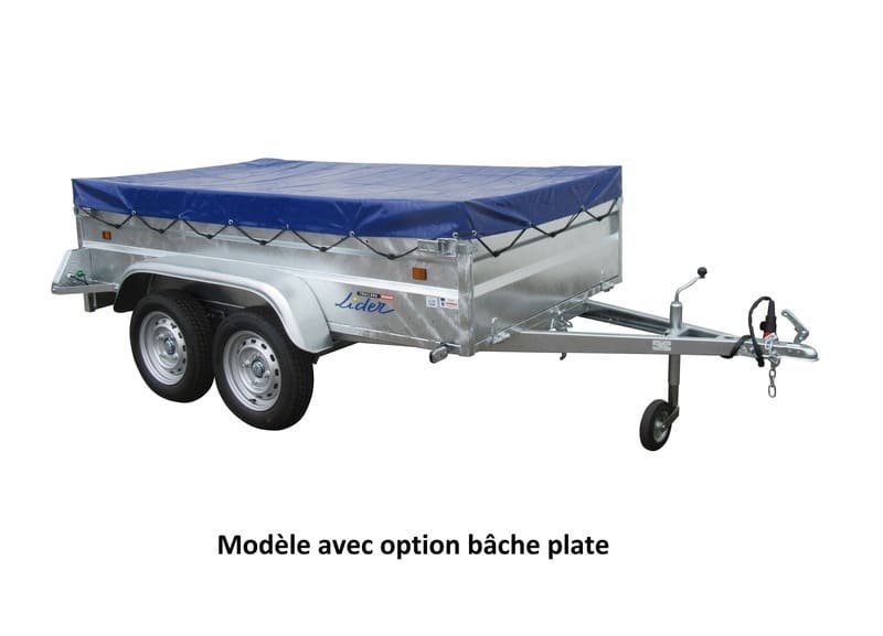 Remorque Lider Robust 39394 2 essieux- 2,50 m - 750 Kg – Image 2