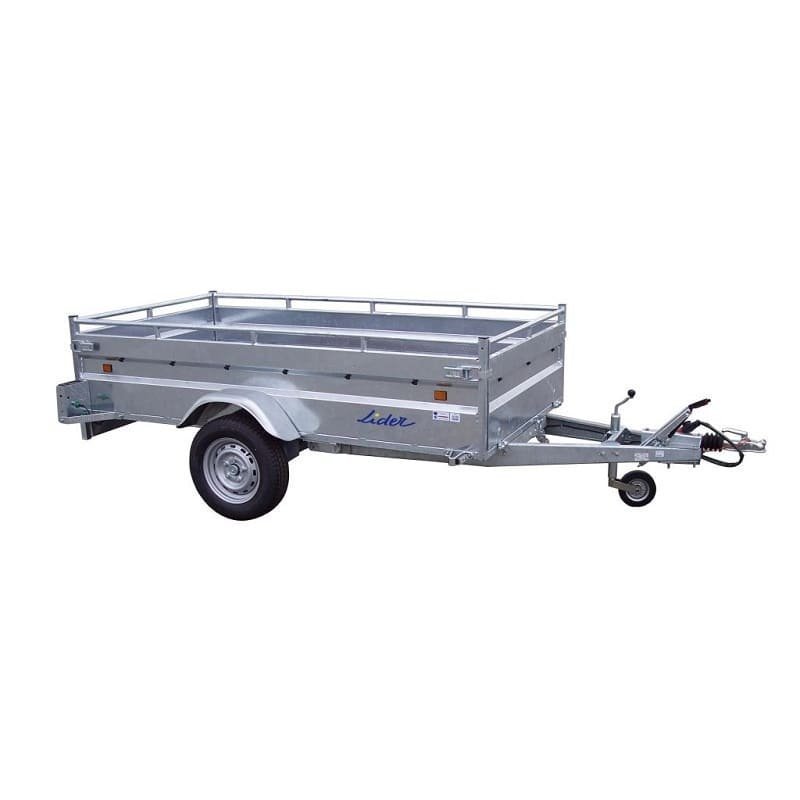 Remorque Robust Lider 34392 2.50 m - 1300 Kg - 1 essieu freiné