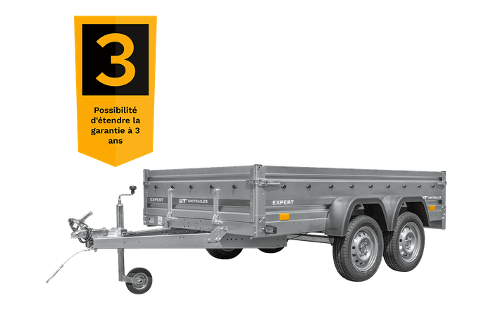 Remorque voiture 2 essieux 264×150 EXPERT 2615/2 PTAC 750 KG – Image 10