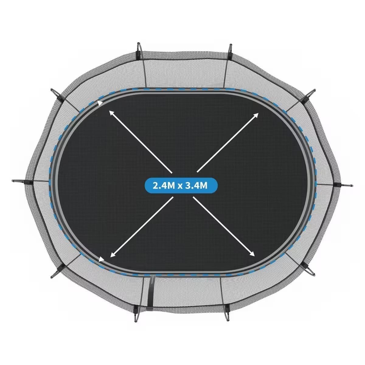 Springfree Trampoline O77 Moyen Ovale – Image 2