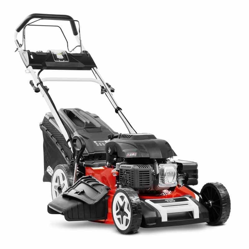 Tondeuse autotractée thermique 224cc 7,5cv avec démarrage électrique E 4 EN 1 LARGEUR 53CM 224CC