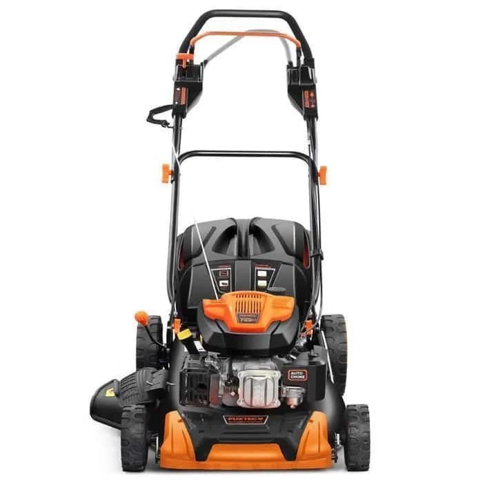 Tondeuse thermique autotractée à vitesse réglable 51cm 196cm3 - FUXTEC FX-RM5196PRO - Éjection bac 60L, latérale ou mulching – Image 3