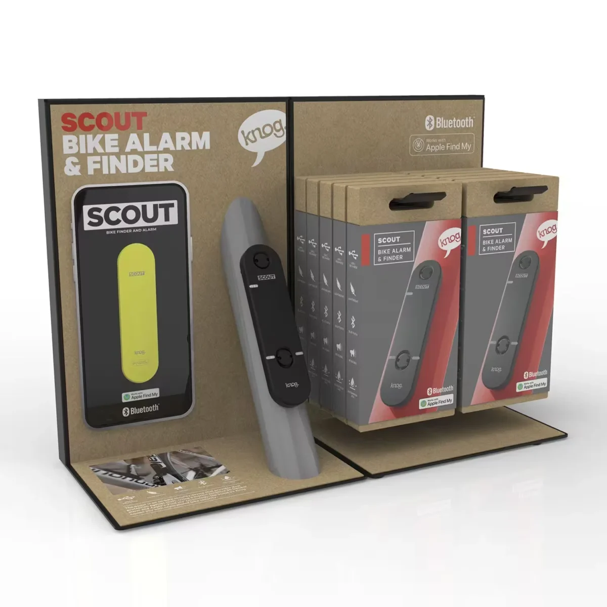 Antivol alarme Knog Scout - Apple - DPOS (x30)