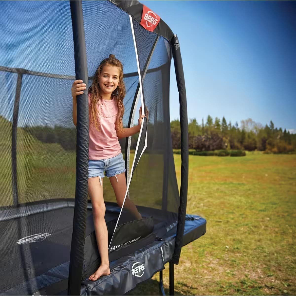 BERG Ultim Champion Trampoline InGround 330 Vert + Filet de Sécurité Deluxe – Image 3