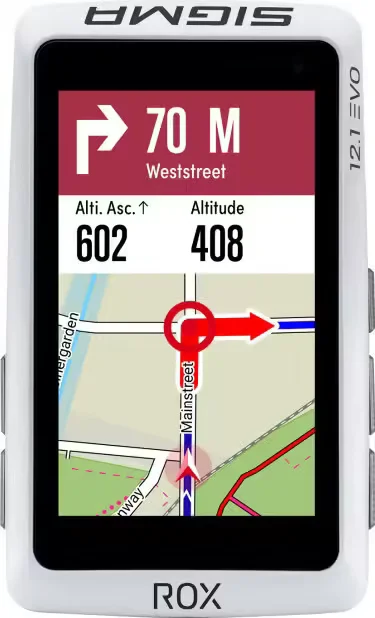 Compteur GPS Sigma Rox 12.1 Evo Blanc