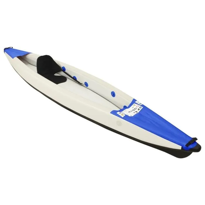 Kayak gonflable 1 place  Polyester Bleu - 375x72x31 cm