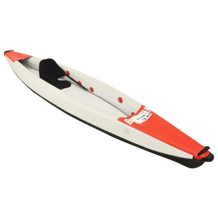 Kayak gonflable rouge 375x72x31 cm polyester 31 [cm]