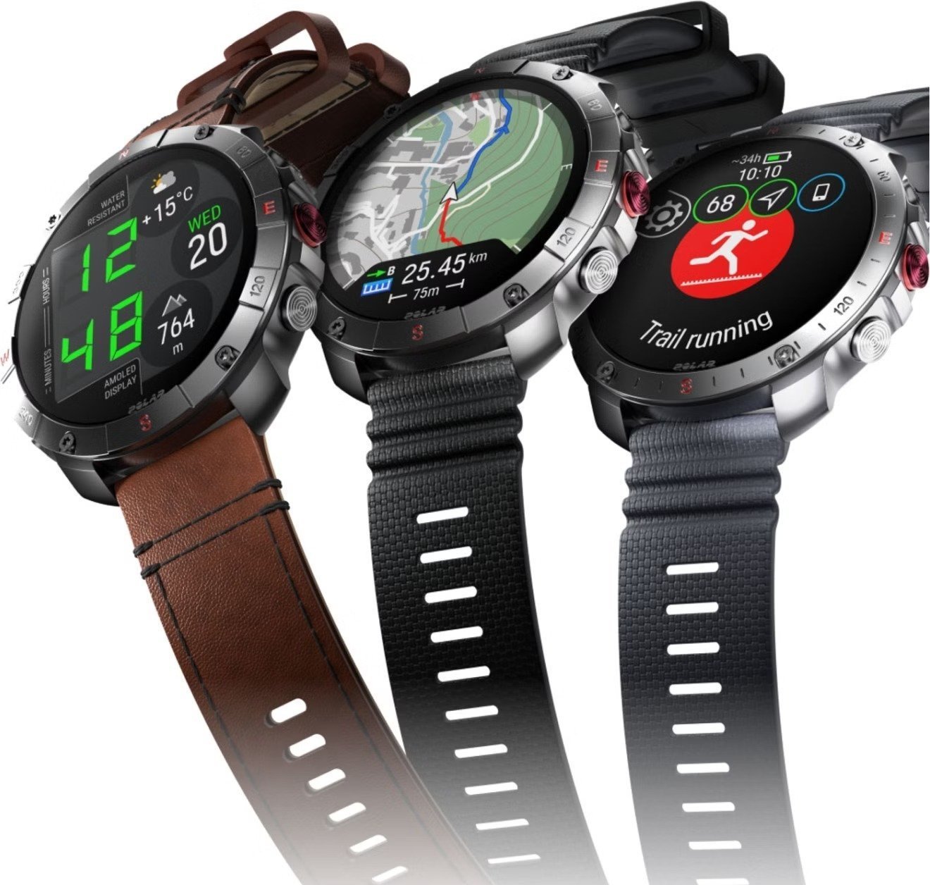 Montre GPS Polar Grit X2 Pro Gris Stone – Image 2