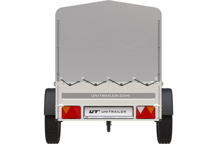 Remorque 750 kg 200 x 125 avec bâche dôme et arceau Garden Trailer 201 KIPP – Image 5