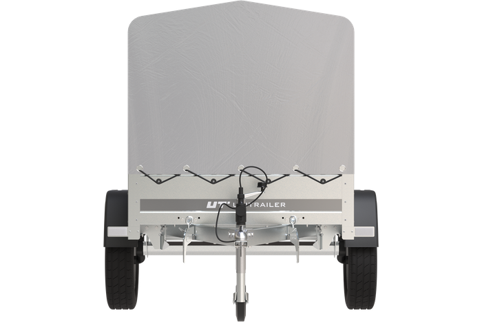 Remorque 750 kg 200 x 125 avec bâche dôme et arceau Garden Trailer 201 KIPP – Image 2