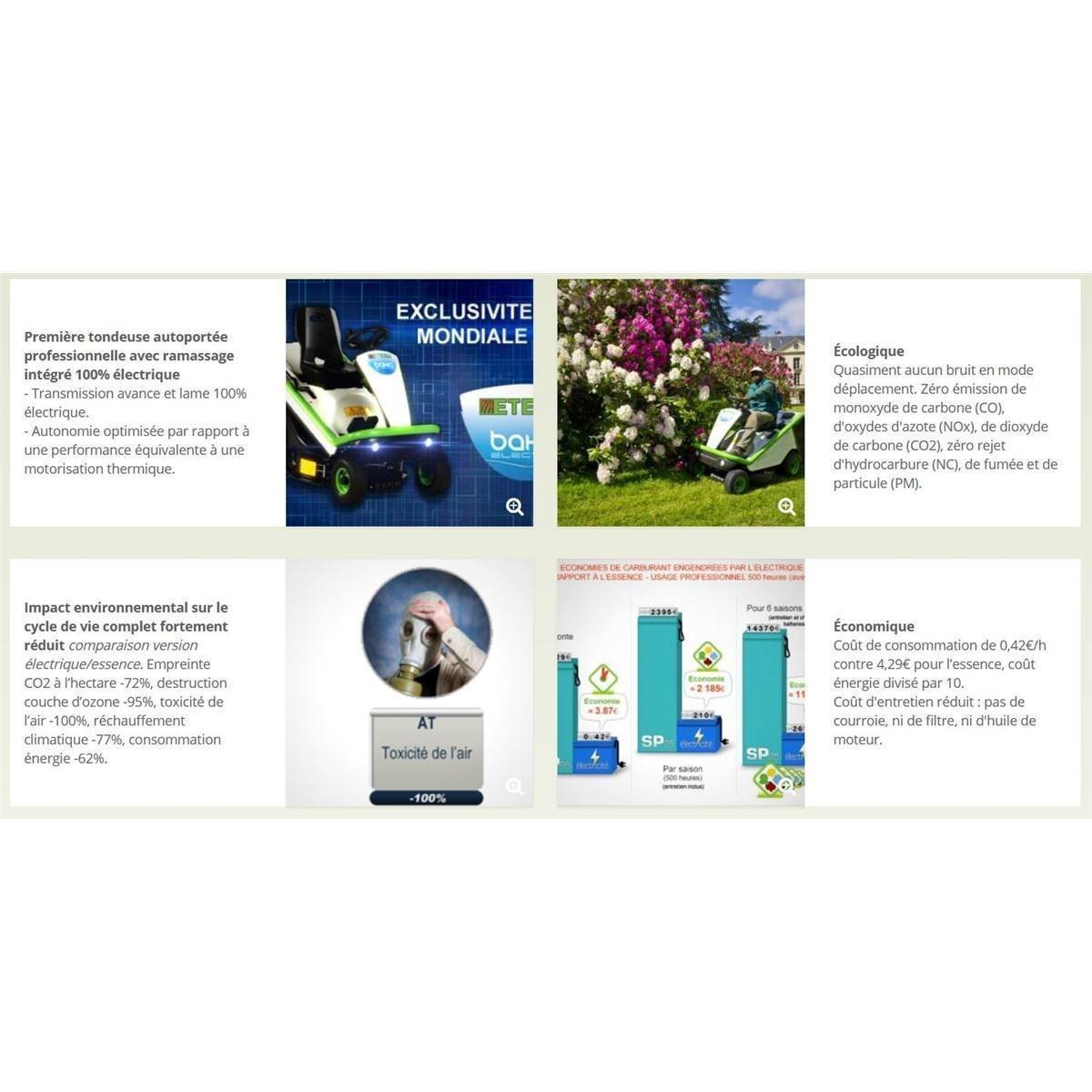 Autoportée Etesia M2E Bahia Electric – Image 2